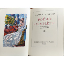 Collection des Œuvres complètes d'Alfred de Musset (12 tomes) -...