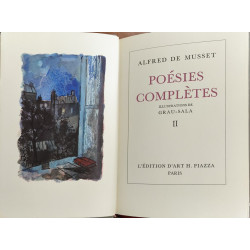 Collection des Œuvres complètes d'Alfred de Musset (12 tomes) -...