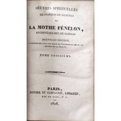 Œuvres spirituelles de françois de Salignac de La Mothe de Fénelon...
