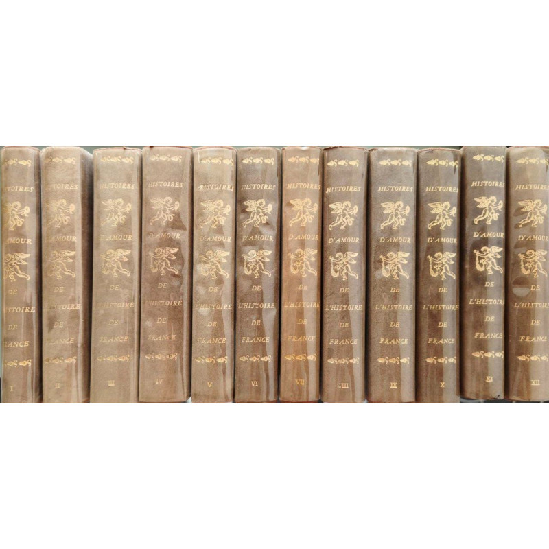 Histoires d'amour de l'histoire de france (12 vols) - numéroté...
