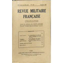 Revue Militaire Française N°183