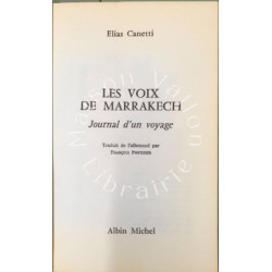 Les voix de Marrakech : journal d'un voyage
