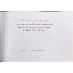 Chimie et Révolution - la chimie au lendemain des révolutions