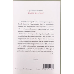 Éloge du chat dédicacépour Tatiana De Rosnay