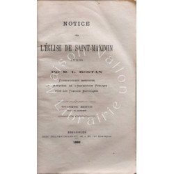 Notice sur l'église de Saint-Maximin (Var)