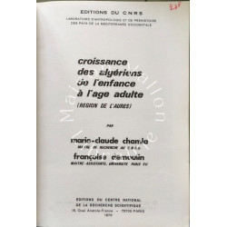 Croissance des Algériens de l'enfance à l'âge adulte