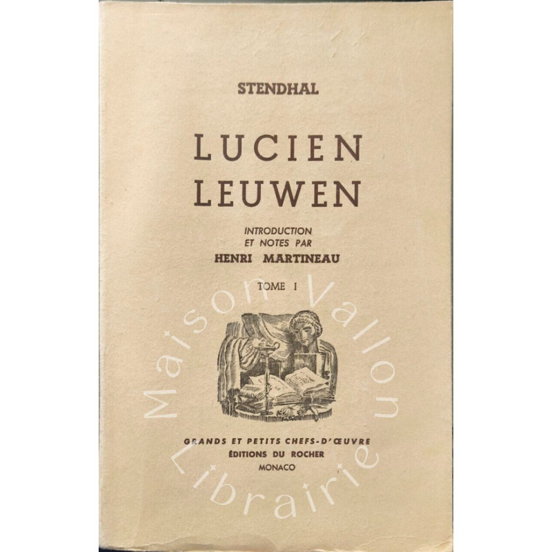 Lucien Leuwen / complet en 2 volumes - numéroté sur vergé crème...