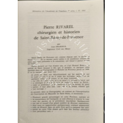 Pierre Rivarel chirurgien et historien de Saint-Rémy-de-Provence