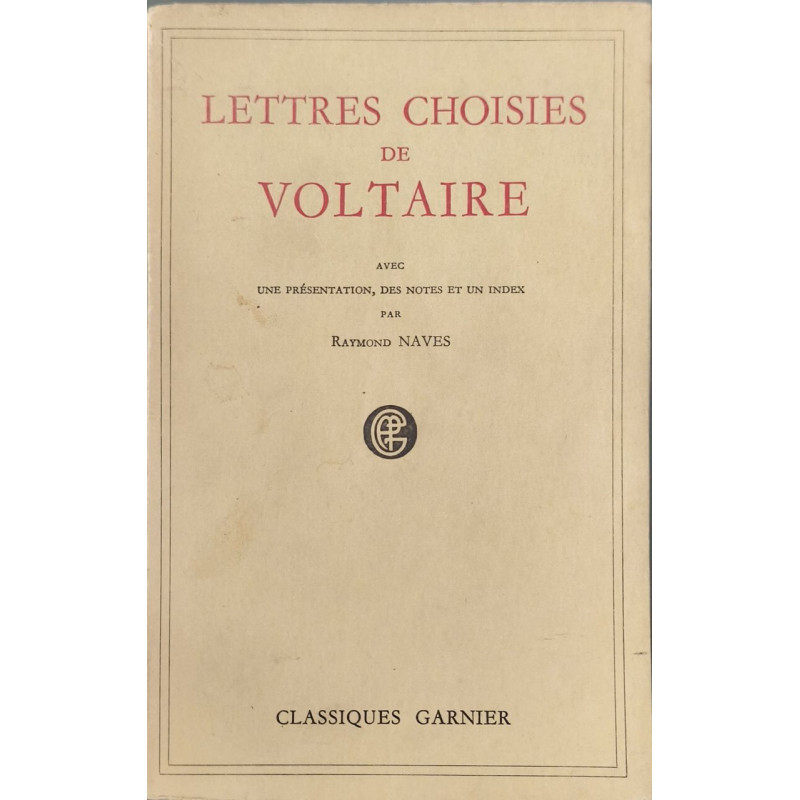 Lettres choisies de Voltaire