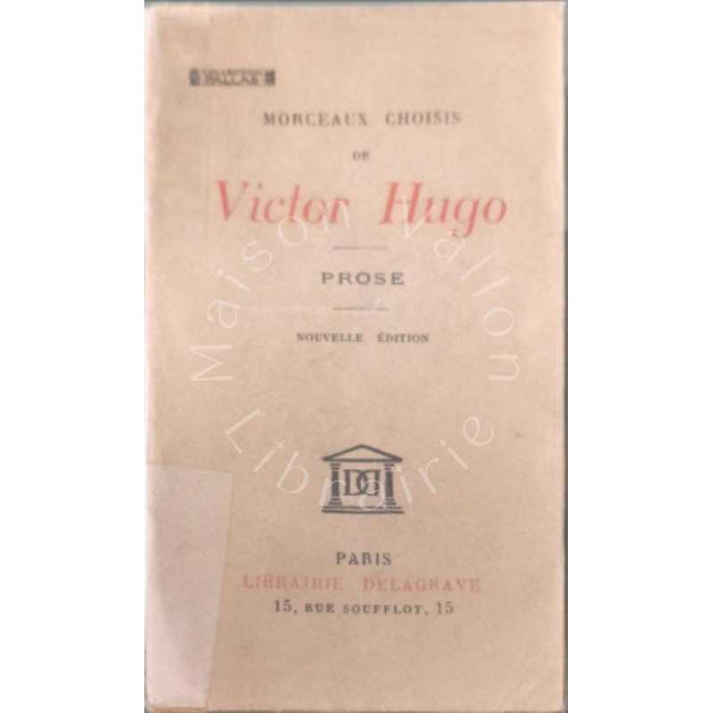 Morceaux choisis de prose