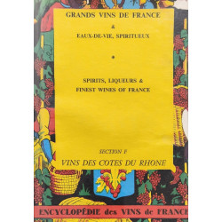 Grands Vins de France et Eaux-de-vie Spiritueux. Spirits Liqueurs...