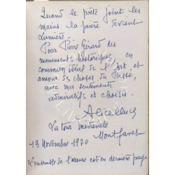 Du vitrail à la lumière - EO Numérotée sur pur fil avec dédicace...
