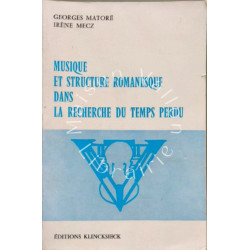Musique et structure romanesque dans la «Recherche du temps perdu»
