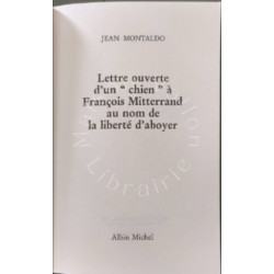 Lettre Ouverte d'un «Chien» à François Miterrand au nom de la...