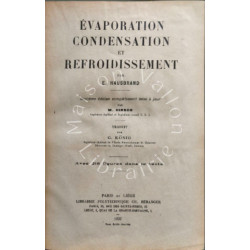 Évaporation Condensation et Refroidissement