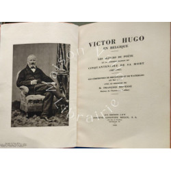 Le cinquantenaire de la mort de Victor Hugo commémoré en Belgique