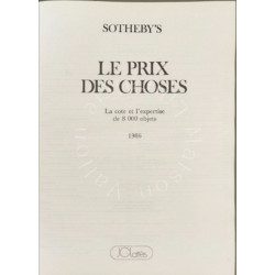 Le Prix des choses : la cote et l'expertise de 8000 objets - 1986