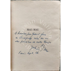 Mau-Mau - dédicacé par l'auteur