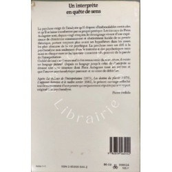 Un interprete en quete de sens