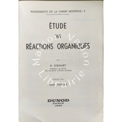 Étude des réactions organiques
