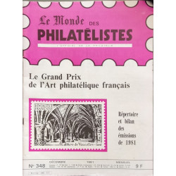 Le Monde des Philatélistes N°348