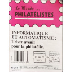 Le Monde des Philatélistes : Informatique et automatisme : Triste...