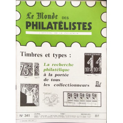 Le Monde des Philatélistes N°341