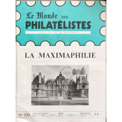 Le Monde des Philatélistes N°333