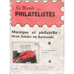 Le Monde des Philatélistes N°345