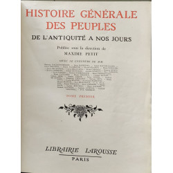 Histoire générale des peuples de l'antiquité à nos jours