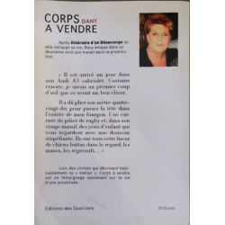 Corps à vendre dédicacé par l'auteur