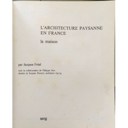 L'architecture paysanne en France : la maison