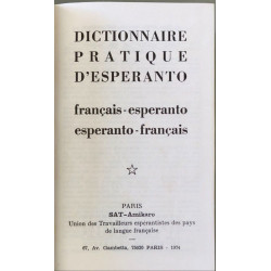 Dictionnaire pratique d'espéranto - Français/Espéranto -...