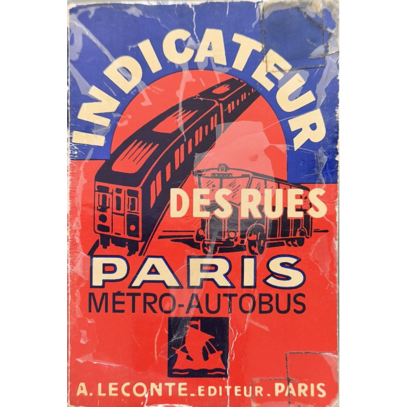 Indicateur des rues Paris Métro-Autobus