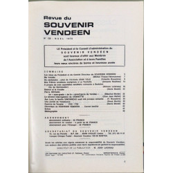 Revue du souvenir vendéen Noël 1978 n°125
