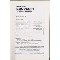 Revue du souvenir vendéen octobre 1978 n°124