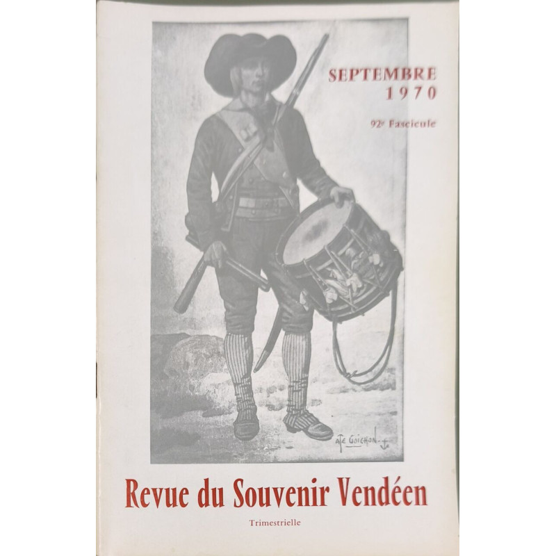 Revue du Souvenir Vendéen Septembre 1970 n°92