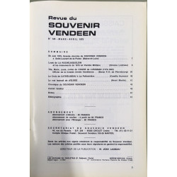Revue du souvenir Vendéen Mars-Avril 1979 n°126