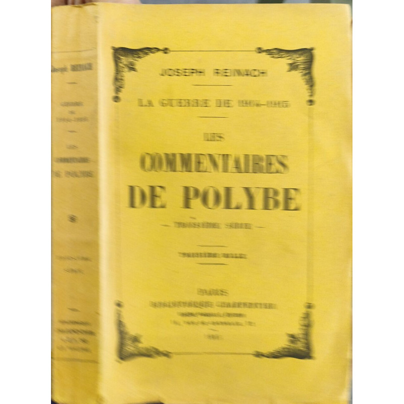 Les commentaires de Polybe - troisième série