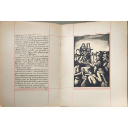 La Main Enchantée - numéroté sur vélin de lana - gravures sur bois...
