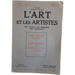 L'Art et les Artistes Art ancien Art moderne Art décoratif - Cinq...