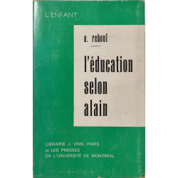 L'éducation selon Alain