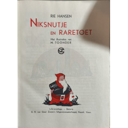 Niksnutje en Raretoet - met illustraties van M. Toonder