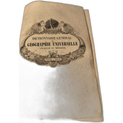 Dictionnaire de Géographie intro. de Ch. cuvier/ 4 tomes complet